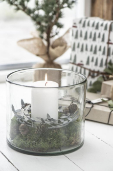 Preview: IB Laursen massives mundgeblasenes Glas H 13cm